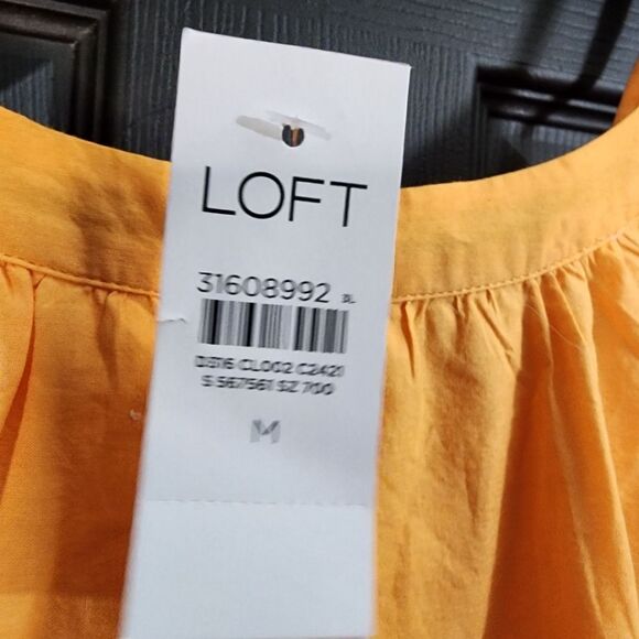 LOFT Eyelet Tiered Swing Dress - Picture 10 of 16